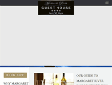 Tablet Screenshot of margaretriverguesthouse.com.au